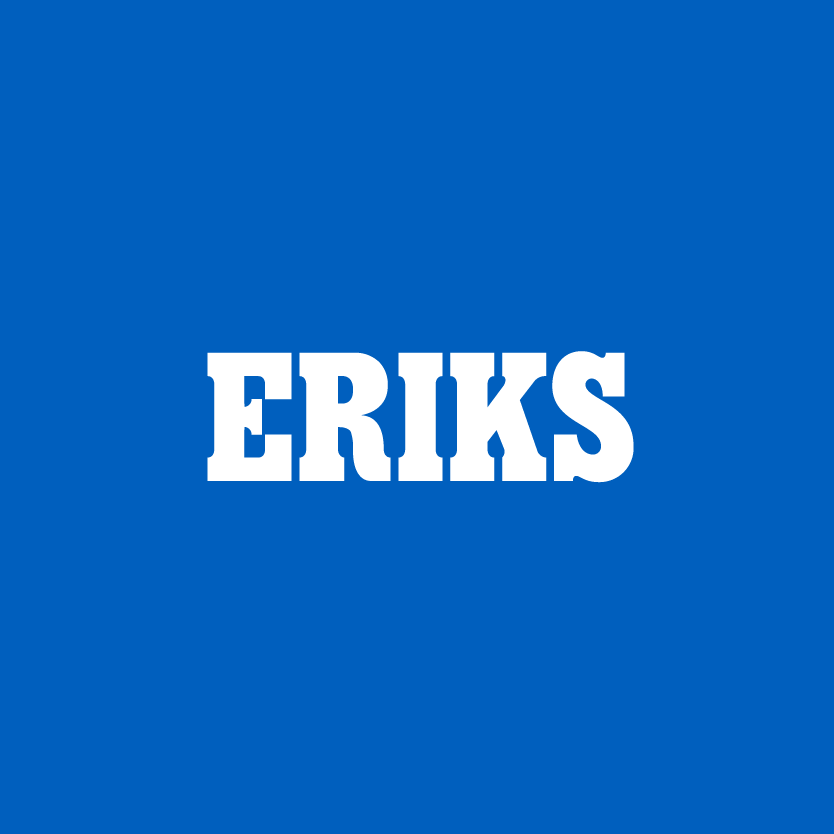 01 ERIKS primary logo white font blue BG RGB (002)